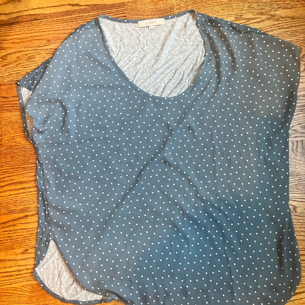 LOFT Mixed Media Top